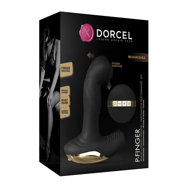 Dorcel P-Finger Come Hither - Black/Gold - Anal Products