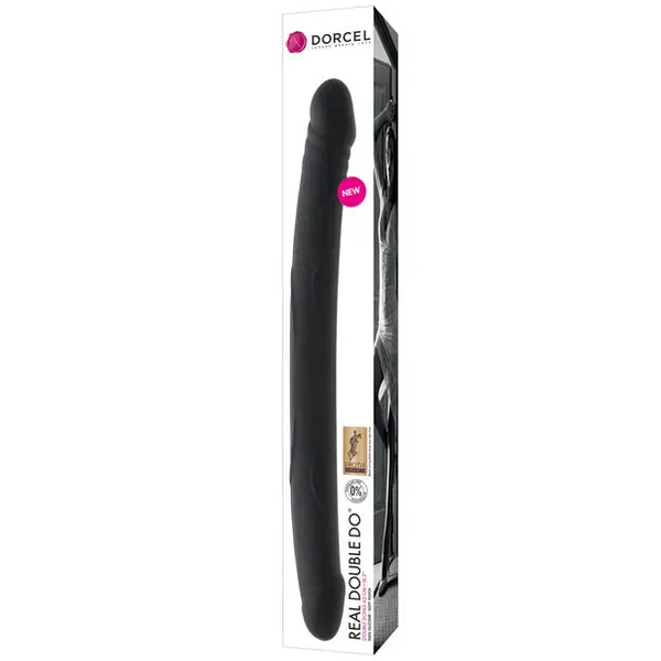 Dorcel Real Double Do 16.5’’ Dong - Black - Dongs & Dildos