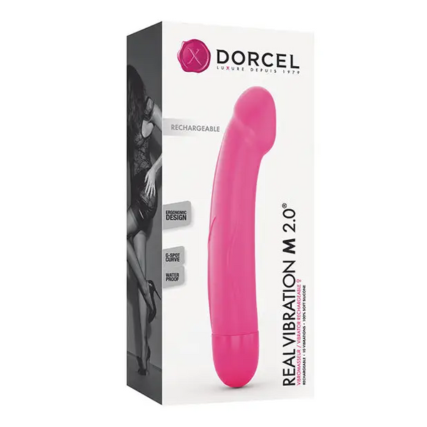 Dorcel Real Vibration M 8.6’’ Rechargeable - Pink - Vibrators