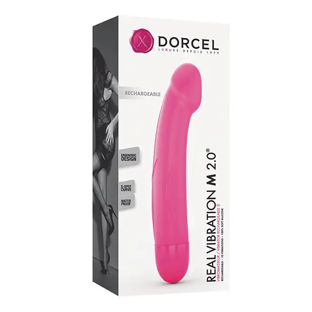 Dorcel Real Vibration M 8.6’’ Rechargeable - Pink - Vibrators