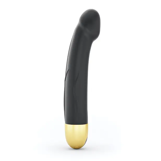 Dorcel Real Vibration M 8.6’’ Rechargeable Vibrator 2.0 - Black/Gold - Vibrators