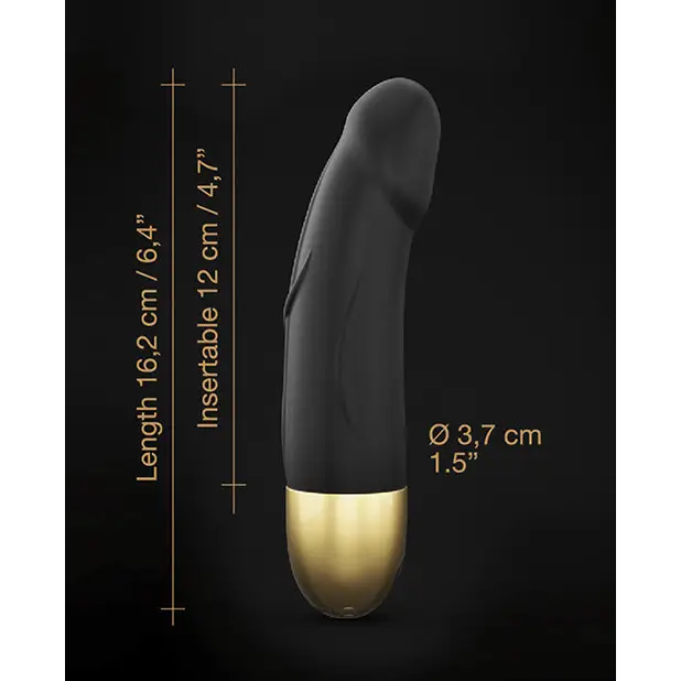 Dorcel Real Vibration S 6’’ Rechargeable Vibrator 2.0 - Gold - Vibrators