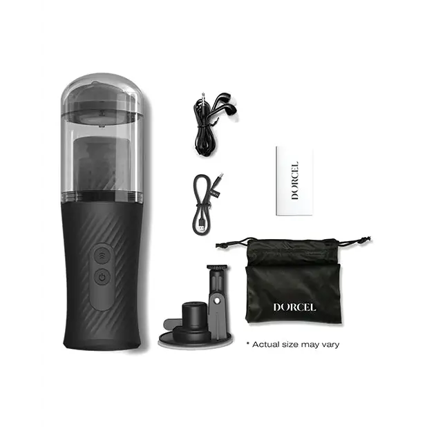 Dorcel Thrust Blow Automatic Masturbator - Black - Dolls & Masturbators
