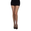Double Knitted Fence Net Pantyhose - Black O/S - Lingerie - Packaged