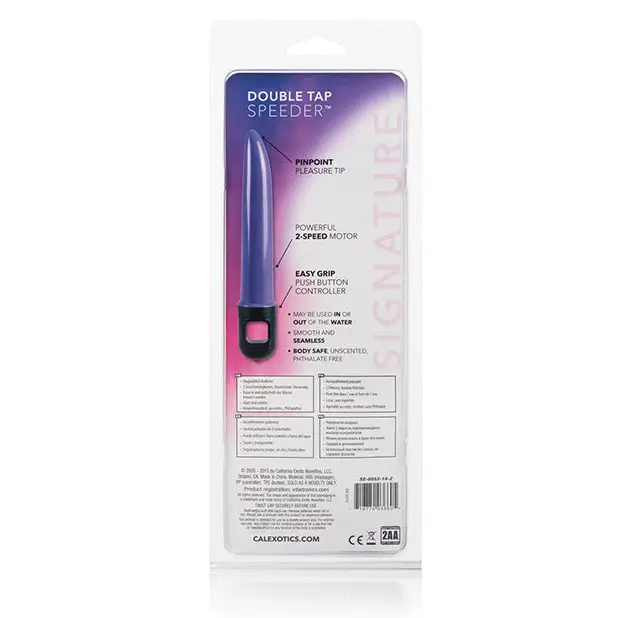 Double Tap Speeder 6.5’’ - Purple - Vibrators