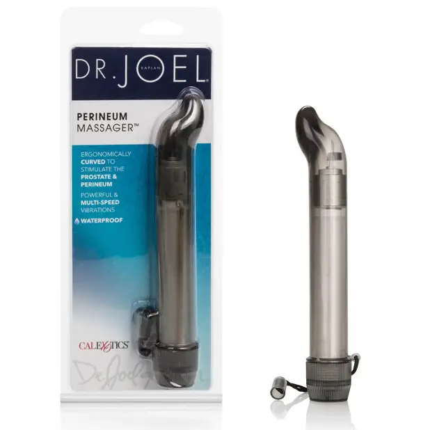 Dr Joel Kaplan 6.5’’ Perineum Massager - Black - Anal Products