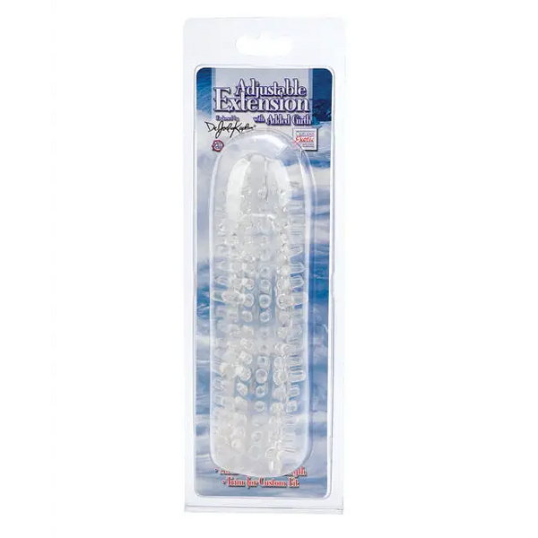 Dr Joel Kaplan Adjustable Extension Added Girth - Clear - Penis Enhancement