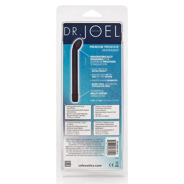 Dr. Joel Premium Prostate Massager - Black - Anal Products