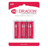 Dragon Alkaline Batteries - AA Pack of 4 - Batteries
