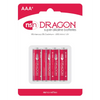 Dragon Alkaline Batteries - AAA Pack of 4 - Batteries