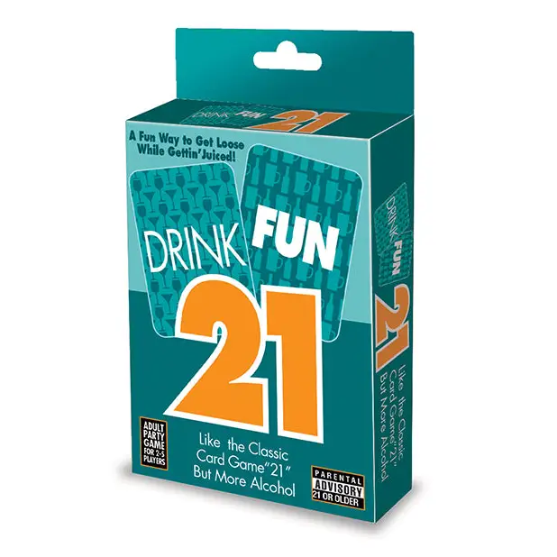 Drink Fun 21 Card Game - Games for Parties