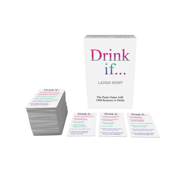 Drink If... Ladies Night Card Game - Games for Parties
