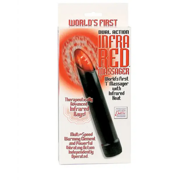Dual Action Infra Red Massager - Multi Speed Black - Vibrators