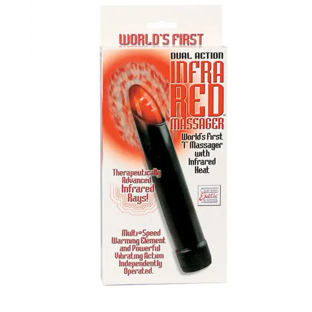Dual Action Infra Red Massager - Multi Speed Black - Vibrators