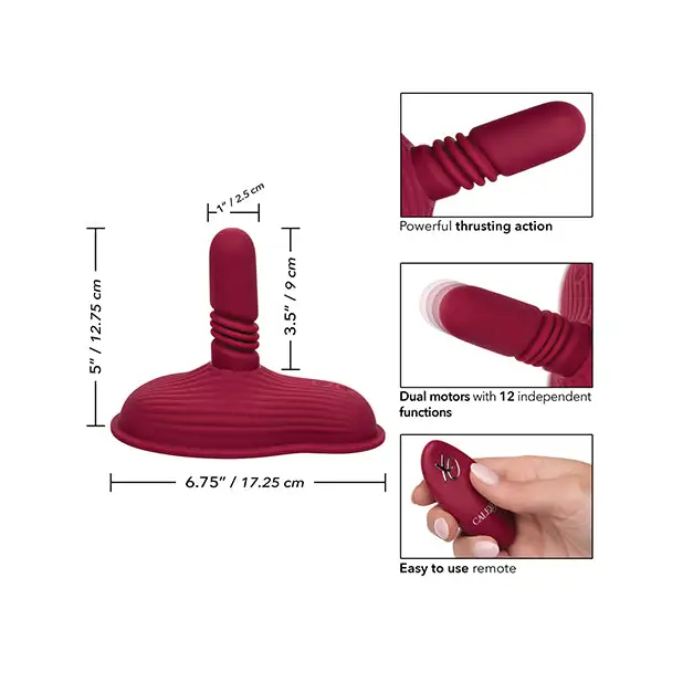 Dual Rider Remote Control Thrust and Grind - Red - Vibrators