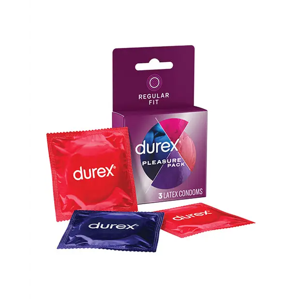Durex Condom Pleasure Pack - Box of 3 - Condoms