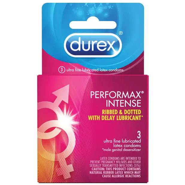 Durex Performance Intense Condom - Box of 3 - Condoms