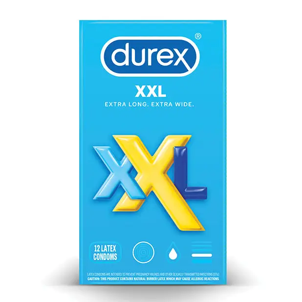 Durex XXL Condom - Pack of 12 - Condoms