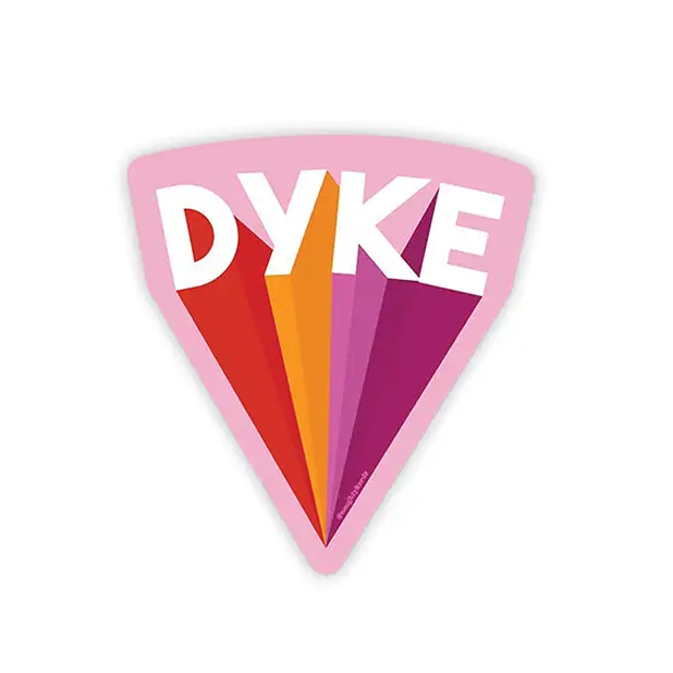 Dyke Naughty Sticker - Pack of 3 - Novelties