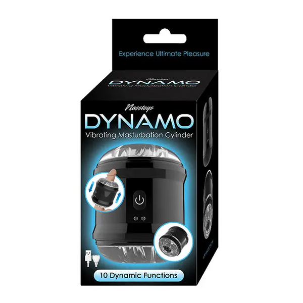 Dynamo Vibrating Masturbator - Black - Dolls & Masturbators