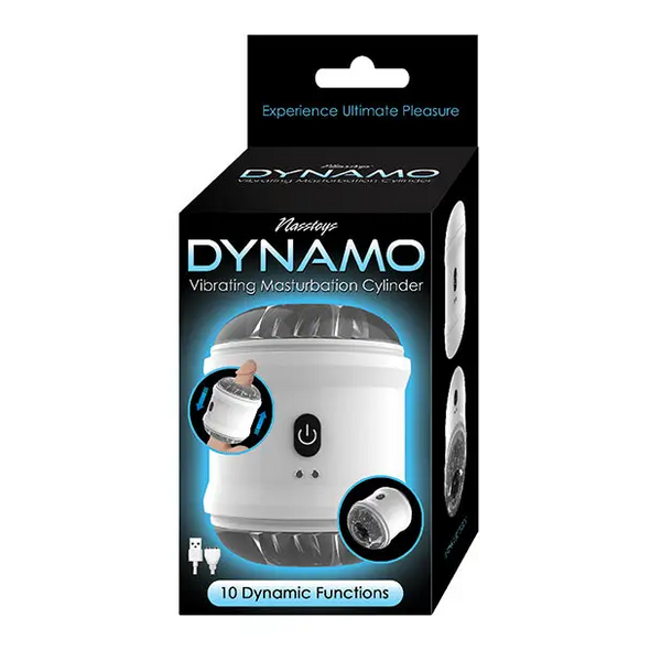 Dynamo Vibrating Masturbator - White - Dolls & Masturbators