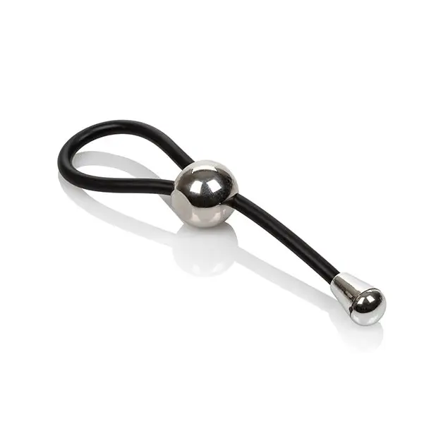 E-Z Cinch Silicone Lasso - Black - Penis Enhancement