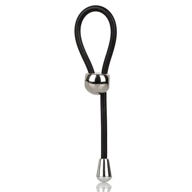 E-Z Cinch Silicone Lasso - Black - Penis Enhancement