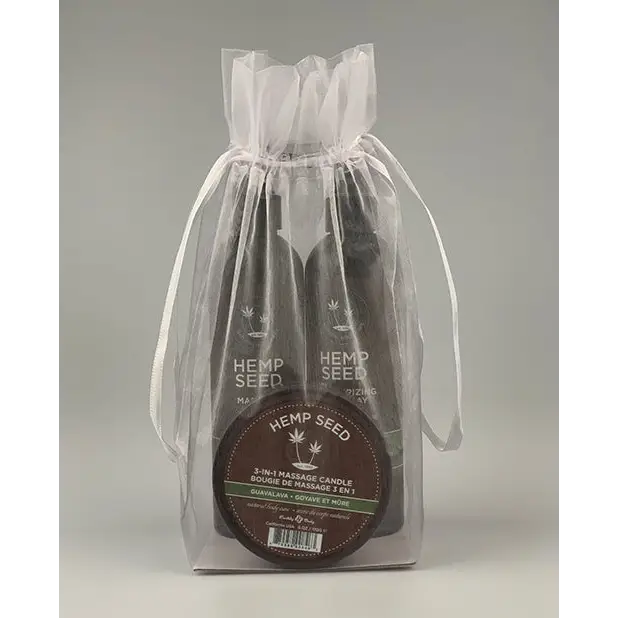 Earthly Body Bundle Buy Two Get One Free - Guava Oil Spray Candle & Massage Lotion - Massage Products