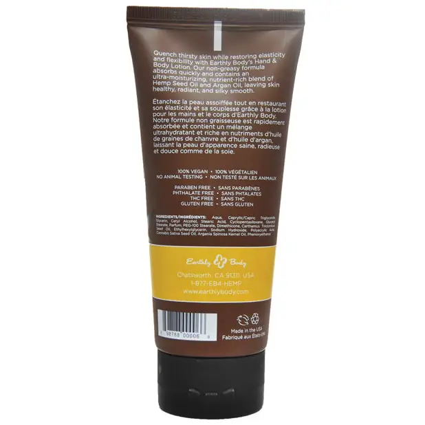 Earthly Body Hand & Body Lotion - 7 oz Tube Dreamsicle - Massage Products