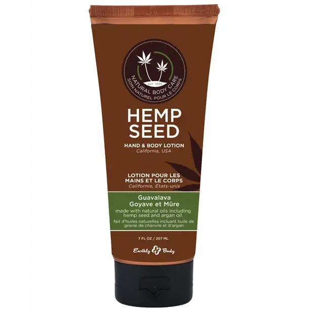 Earthly Body Hand & Body Lotion - 7 oz Tube Guavalava - Massage Products