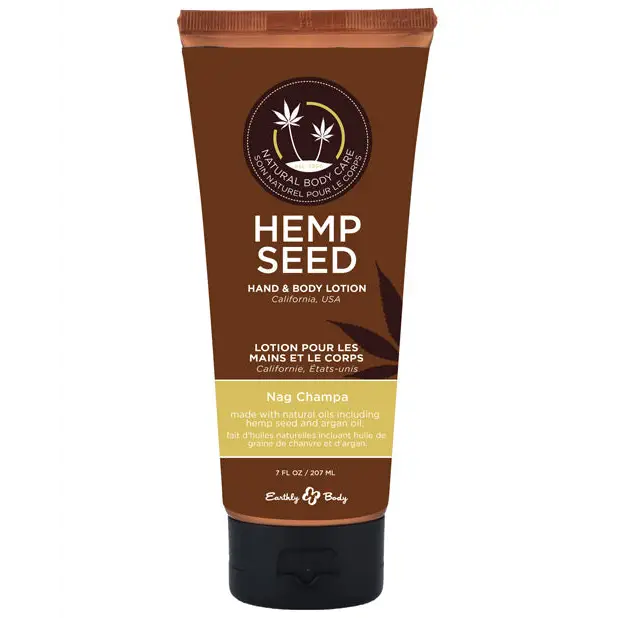 Earthly Body Hand & Body Lotion - 7 oz Tube Nag Champa - Massage Products