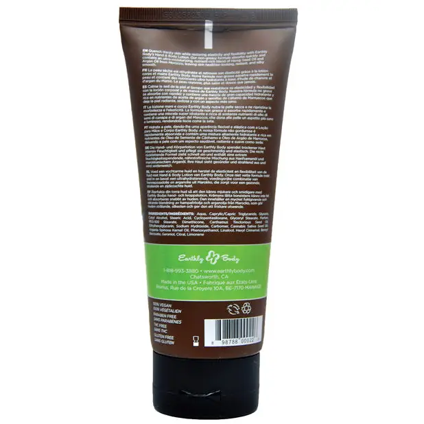 Earthly Body Hand & Body Lotion - 7 oz Tube Naked in the Woods - Massage Products