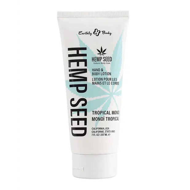 Earthly Body Hand & Body Lotion - 7oz Tube Tropical Monoi - Massage Products