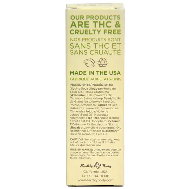 Earthly Body Hemp Miracle Oil - 1 oz - Massage Products
