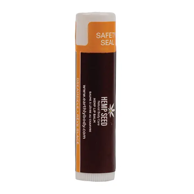 Earthly Body Hemp Seed Lip Balm Stick - Dreamsicle - Cosmetics - Mainstream
