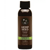 Earthly Body Hemp Seed Massage Lotion - 2 oz Naked in the Woods - Massage Products