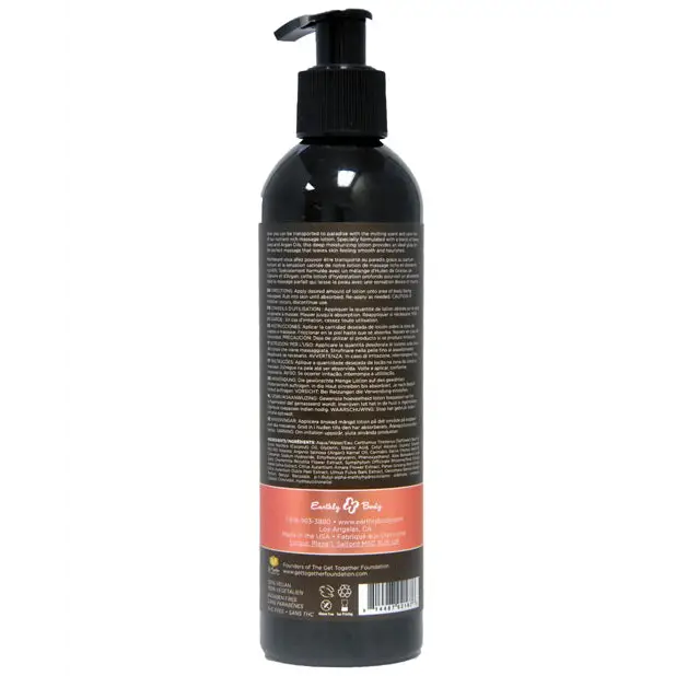 Earthly Body Hemp Seed Massage Lotion - 8 oz Isle - Massage Products
