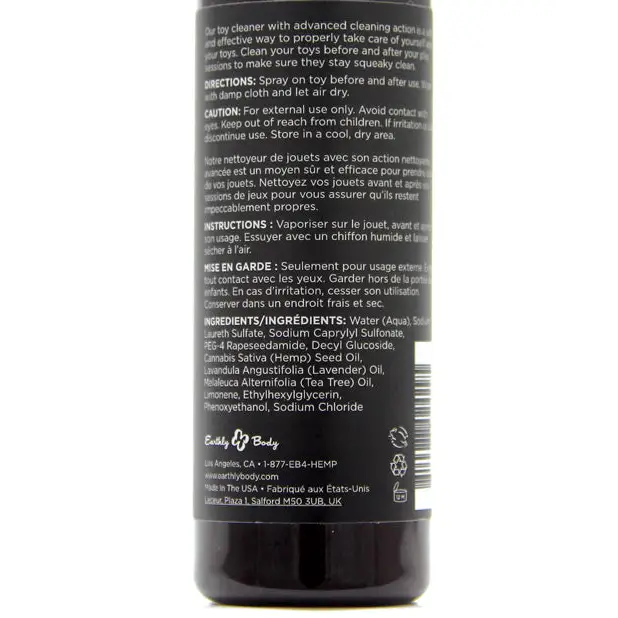 Earthly Body Hemp Seed Toy Cleaner - 4 oz - Toy Cleaners