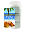 Earthly Body Massage Candle Trio Gift Bag - 2 oz Skinny Dip Dreamsicle & Guavalva - Setting The Mood
