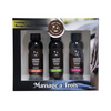 Earthly Body Massage Lotion Trio - 2 oz Isle Skinny & Naked - Setting The Mood