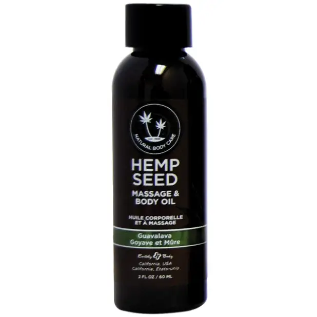 Earthly Body Massage & Body Oil - 2 oz Guavalava - Massage Products