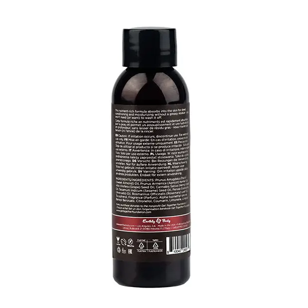 Earthly Body Massage & Body Oil - 2 oz Kashmir Musk - Massage Products