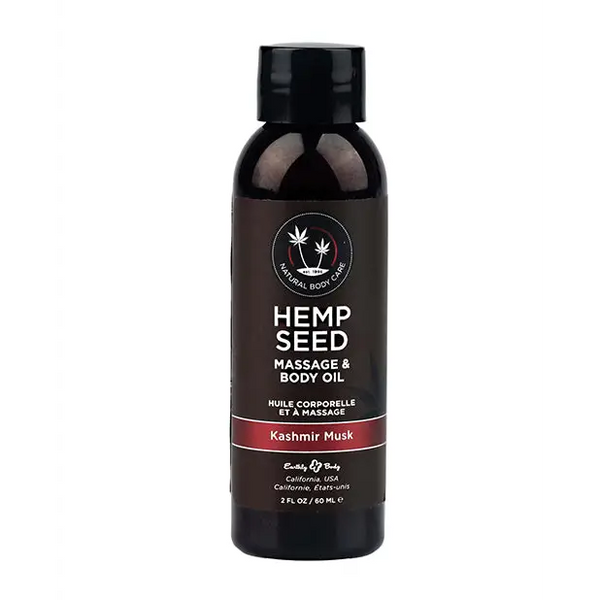 Earthly Body Massage & Body Oil - 2 oz Kashmir Musk - Massage Products