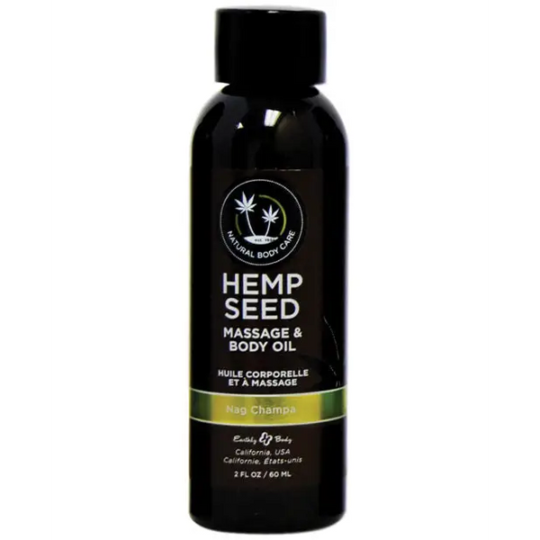 Earthly Body Massage & Body Oil - 2 oz Nag Champa - Massage Products