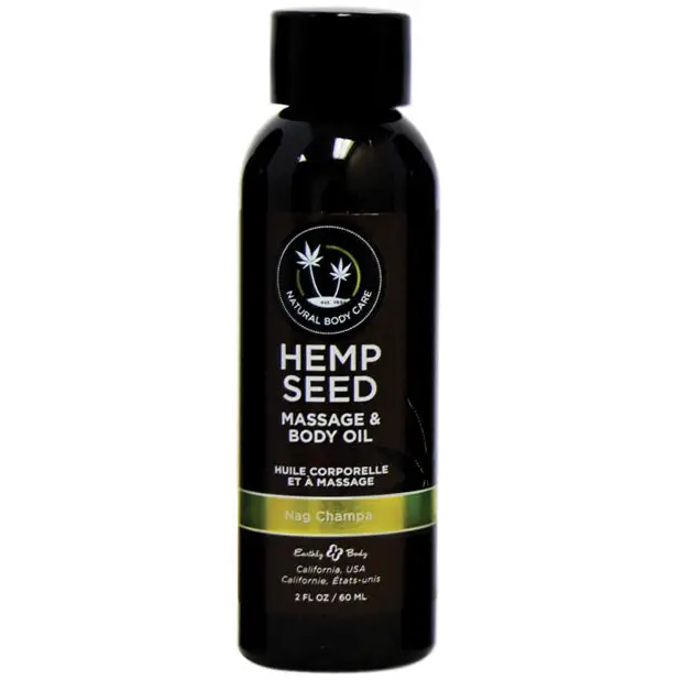 Earthly Body Massage & Body Oil - 2 oz Nag Champa - Massage Products