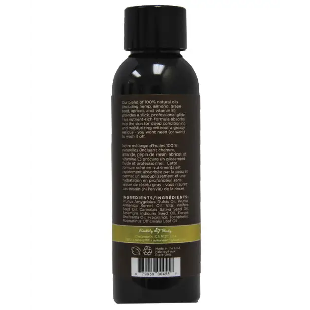 Earthly Body Massage & Body Oil - 2 oz Nag Champa - Massage Products