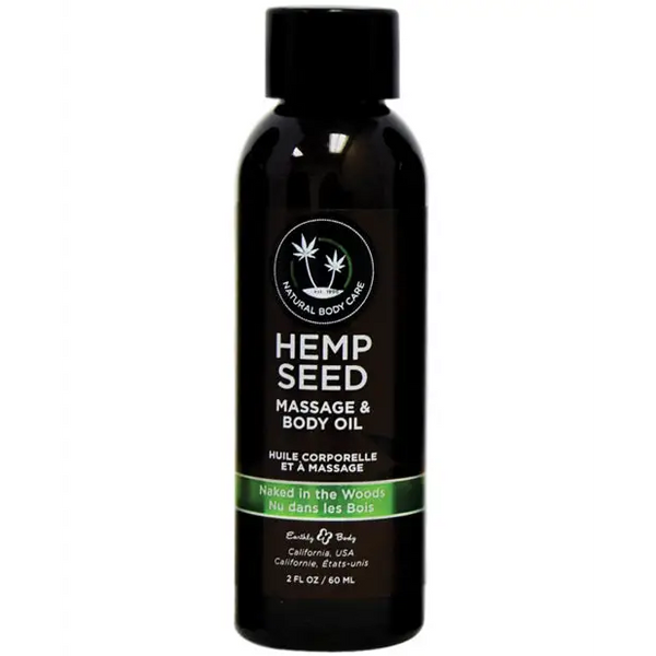 Earthly Body Massage & Body Oil - 2 oz Naked in the Woods - Massage Products