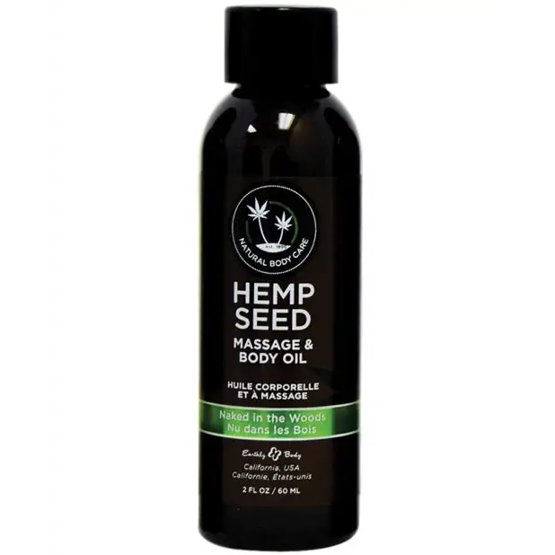Earthly Body Massage & Body Oil - 2 oz Naked in the Woods - Massage Products
