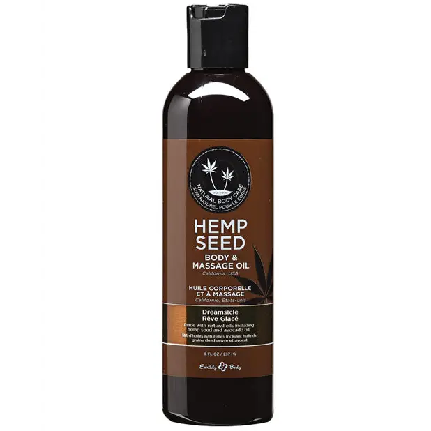 Earthly Body Massage & Body Oil - 8 oz Dreamsicle - Massage Products