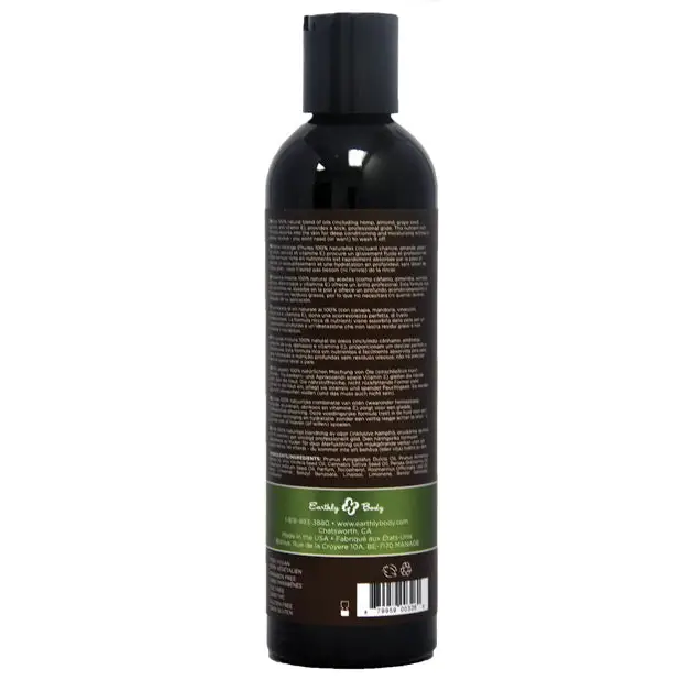 Earthly Body Massage & Body Oil - 8 oz Guavalava - Massage Products